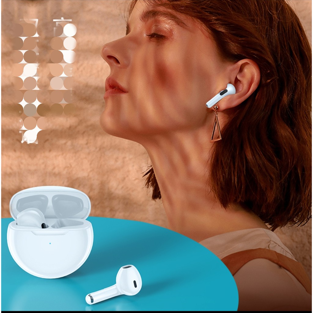 Tai nghe không dây bluetooth pro6 chất lượng âm thanh sống động màu sắc mới lạ cảm nhận mọi sắc thái của âm thanh | BigBuy360 - bigbuy360.vn