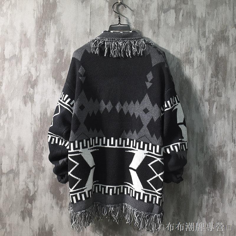 Áo Khoác Len Cardigan Dày Dặn Dáng Rộng Phong Cách Retro Nhật Bản Cho Nam Giới | BigBuy360 - bigbuy360.vn