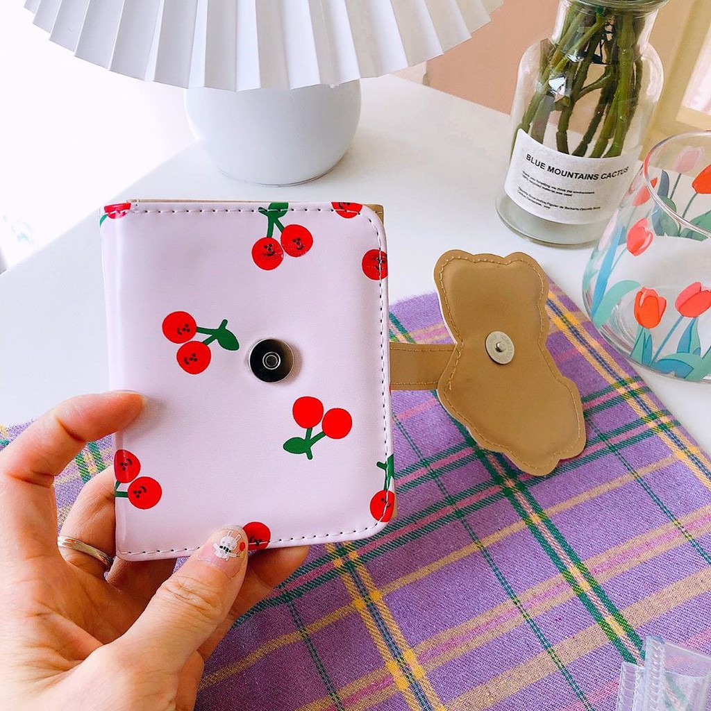[Mã SKAMCLU8 giảm 10% cho đơn từ 100K] Ví Gấu Cherry - VI1071