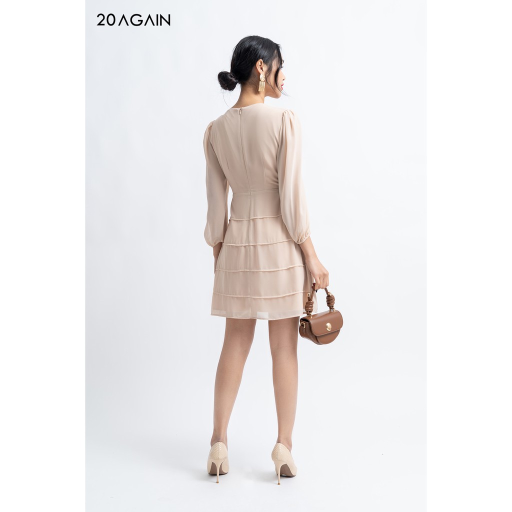[Mã WABRWA15 giảm 15% đơn 300K] Đầm Xếp Ly Thân Trước DEA0880 20AGAIN | BigBuy360 - bigbuy360.vn