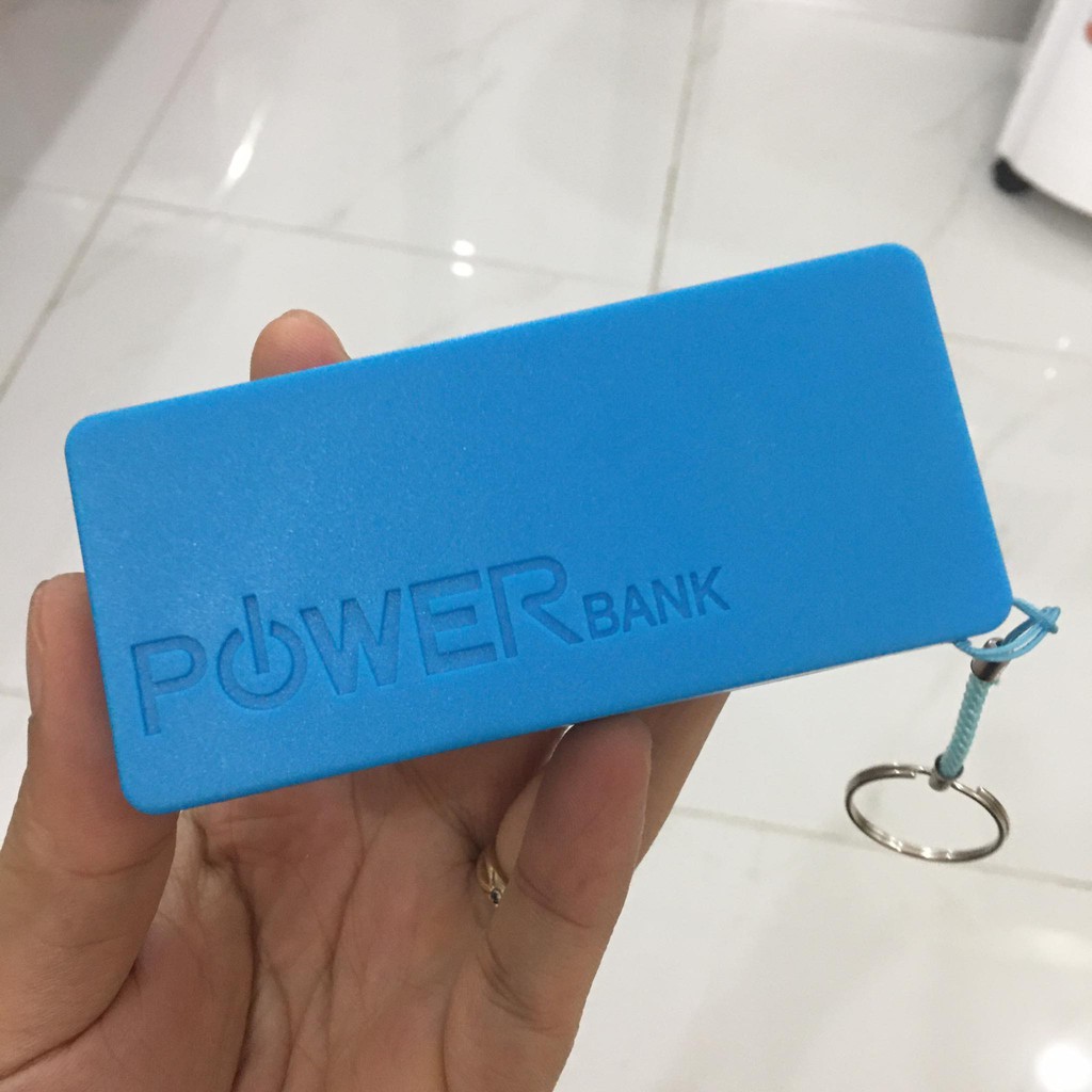 Pin sạc dự phòng 5200mAh - Box sạc dự phòng 2 cell Powerbank kiêm Sạc pin 18650 - Pin 18650 Beston 2600mAh chính hãng