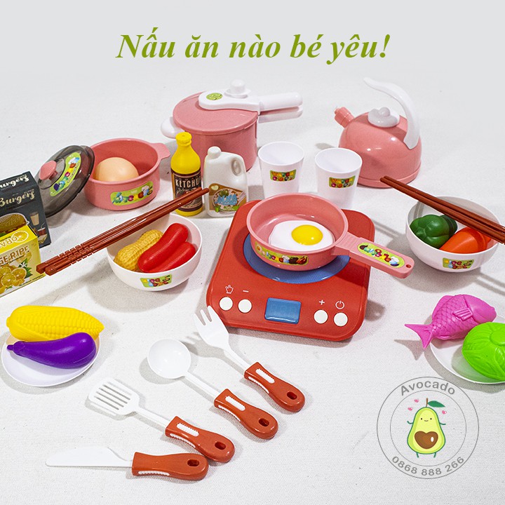 Bộ đồ chơi nấu ăn mini kitchen cho bé