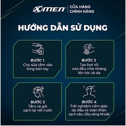 Tắm Gội Nước Hoa X-Men Wood 2 Trong 1