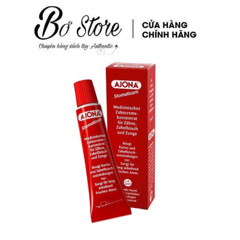 [NỘI ĐỊA ĐỨC] Kem đánh răng Ajona của Đức 25ml