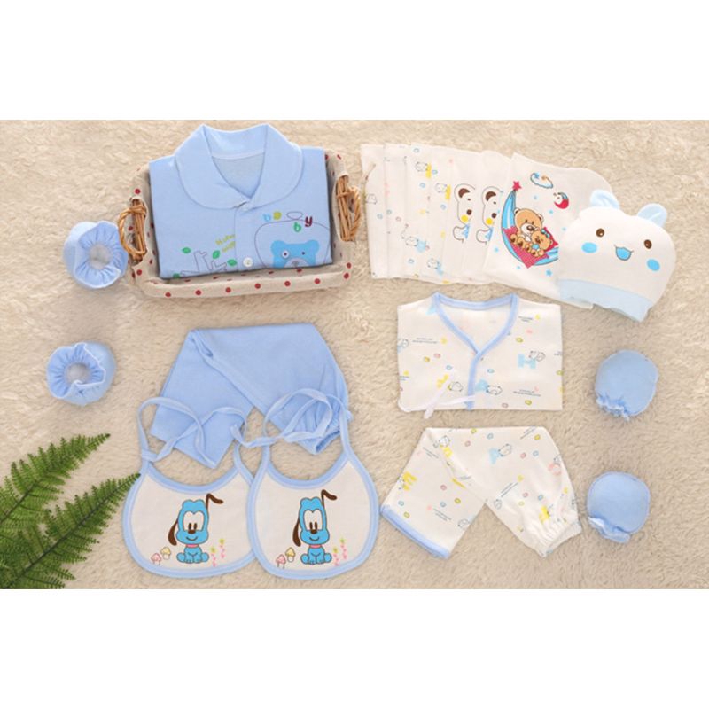 Mary☆18 Pcs Newborn Clothing Set Infant Boy Clothing Suit Baby Girl Clothes Outfits