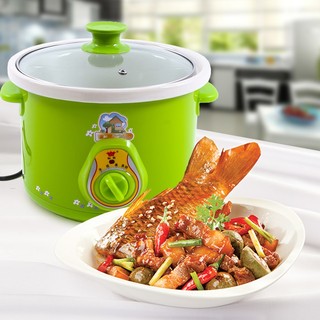 Nồi kho cá đa năng, lòng sứ nắp thủy tinh 2,5L