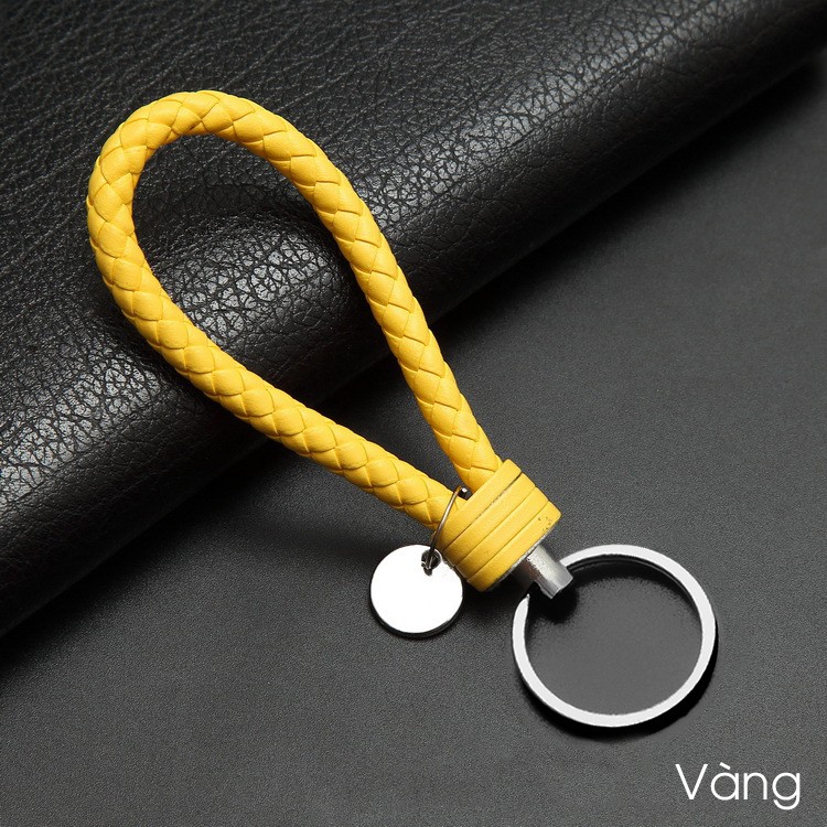 Móc Khóa Dây Xỏ Ngón Tay Màu Trơn
