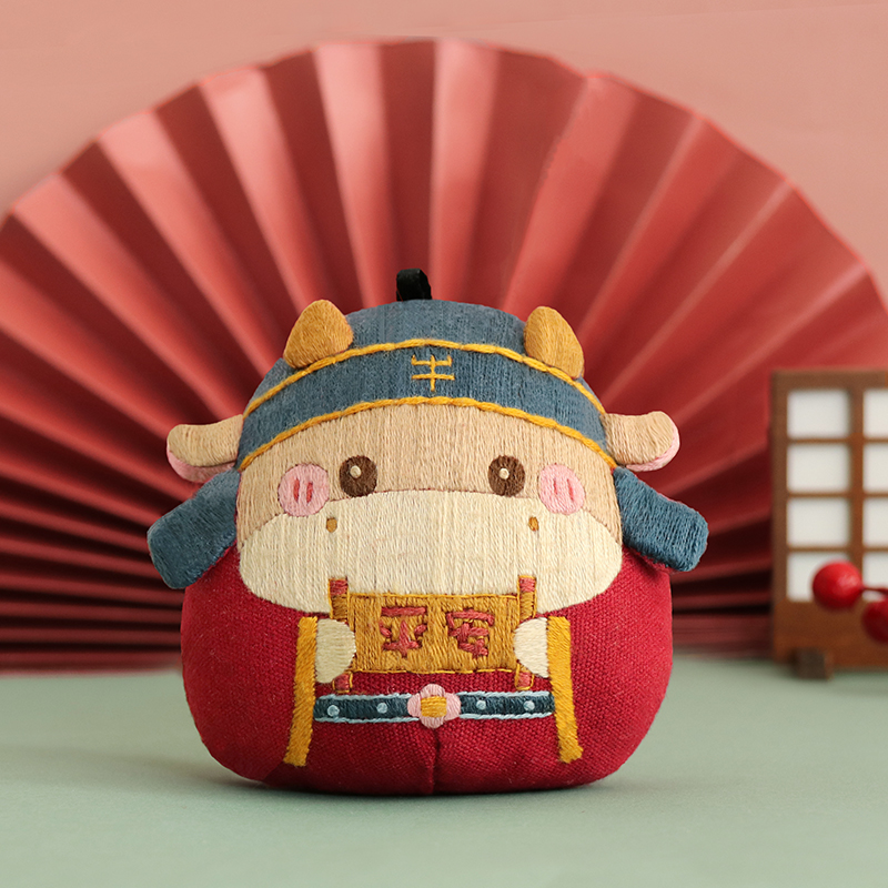 Ngay lập tức vận chuyển/cầu nguyện an toàn/gia súc quan/thêu diy bộ/gia súc năm tốt đẹp treo/trang trí nhà | BigBuy360 - bigbuy360.vn