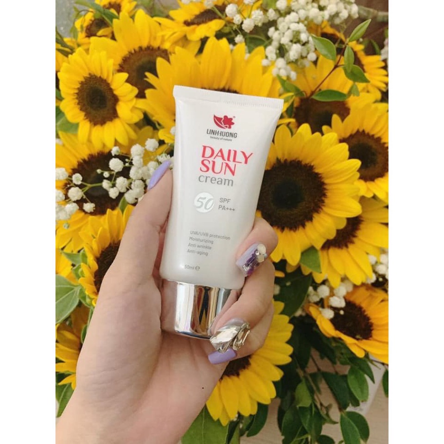 [Chính Hãng] kem chống nắng linh hương daily sun cream