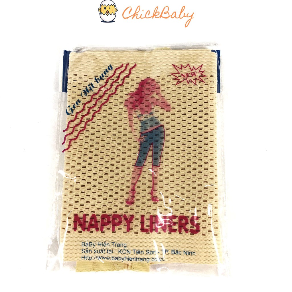 Gen nịt bụng, đai nịt bụng lỗ thoáng khí sau sinh Hiền Trang giúp thon dáng nhanh chóng, định hình eo ChickBabyShop