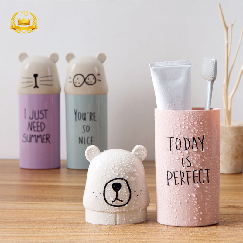 Hoạt Hình Hộp Đựng Bàn Chải Đánh Răng Du Lịch Tiện Lợi