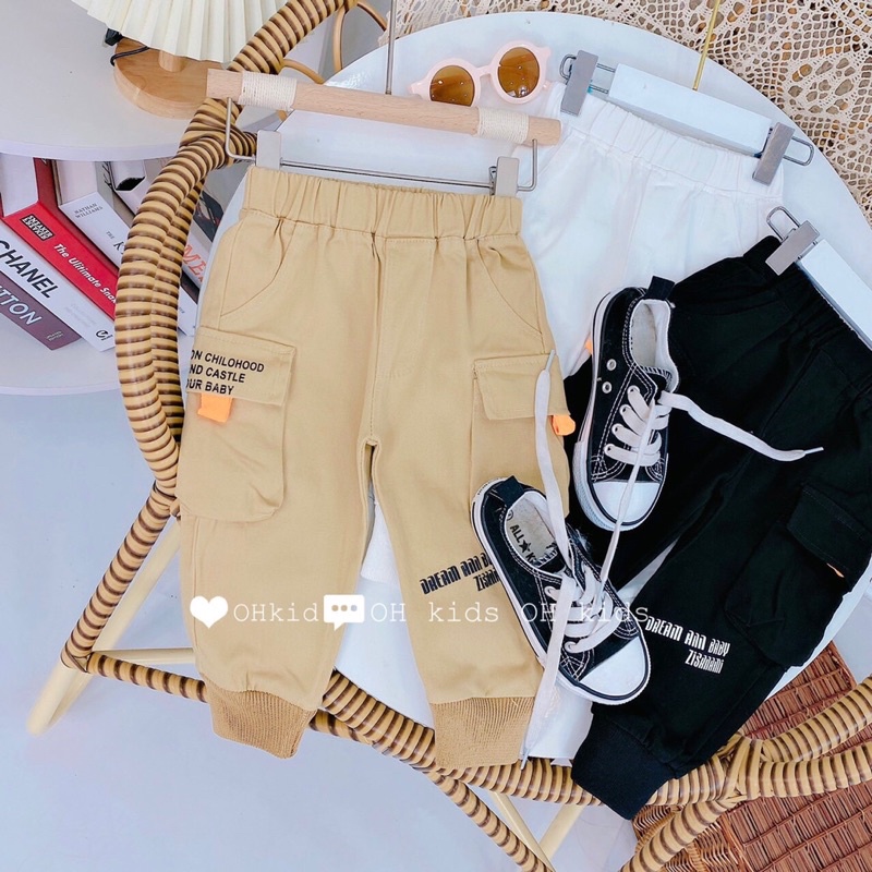 quần kaki túi hộp cho bé trai