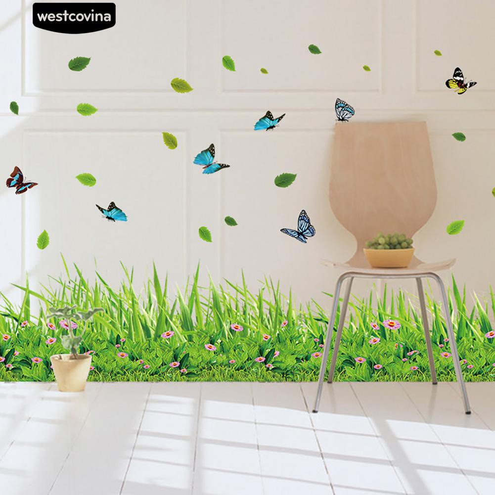 Nhãn dán tường PVC họa tiết tươi mới hiện đại