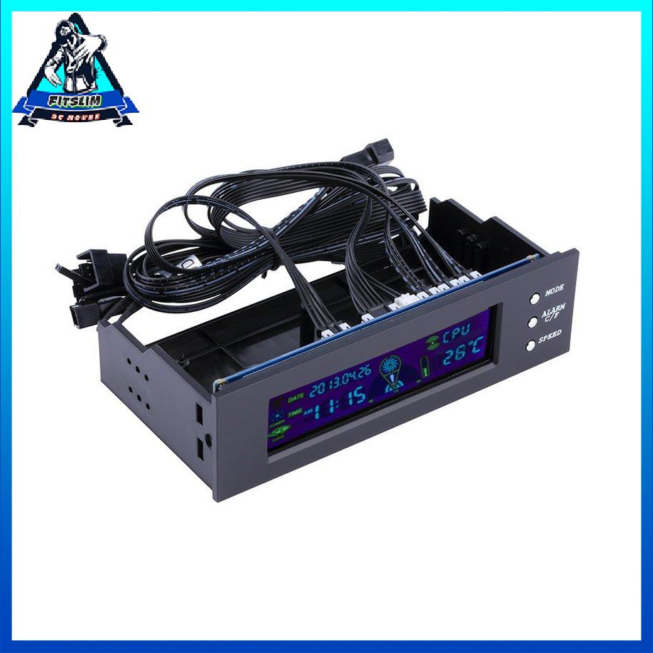 Bộ điều khiển tốc độ quạt máy tính 5,25 inch Màn hình LCD Mặt trước [8/8]