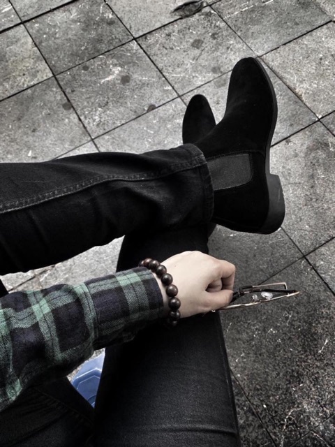 Giày chelsea boots da lộn | BigBuy360 - bigbuy360.vn