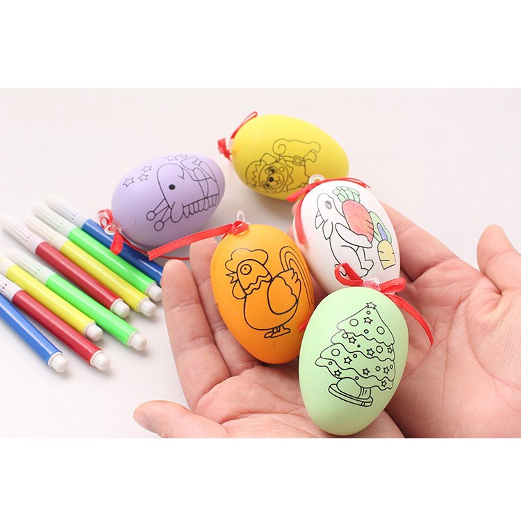 Trứng Tô Màu Kèm Bút