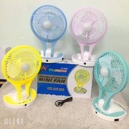 Quạt Sạc Điện Kiêm Đèn Pin Mini Fan M-5580 Rất Đa Năng Và Tiện Lợi Khi Mang Đi Di Chuyển