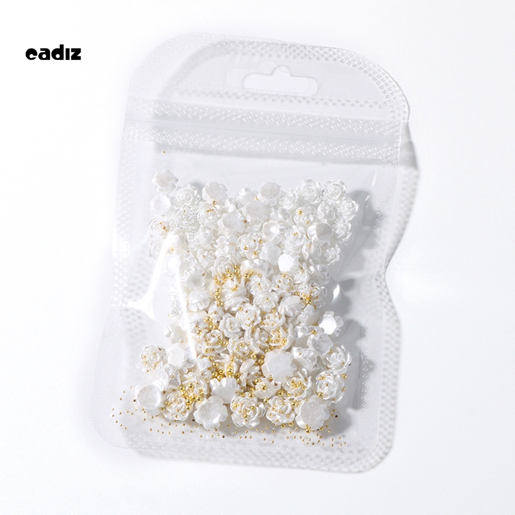 [Hàng mới về] Phụ kiện trang trí móng tay 3D hình hoa trà