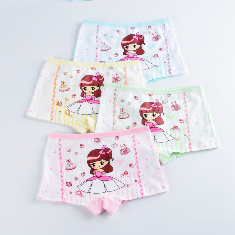 Quần chip cho bé gái, mẫu mới 2022, chất liệu cotton thoáng mát - Hàng Quảng Châu Cao Cấp (QC34)