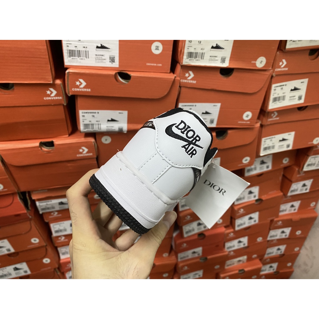 [FreeShip – Được Kiểm Tra hàng] Giày thể thao nam nữ AF1 DIOR Trắng đen | BigBuy360 - bigbuy360.vn