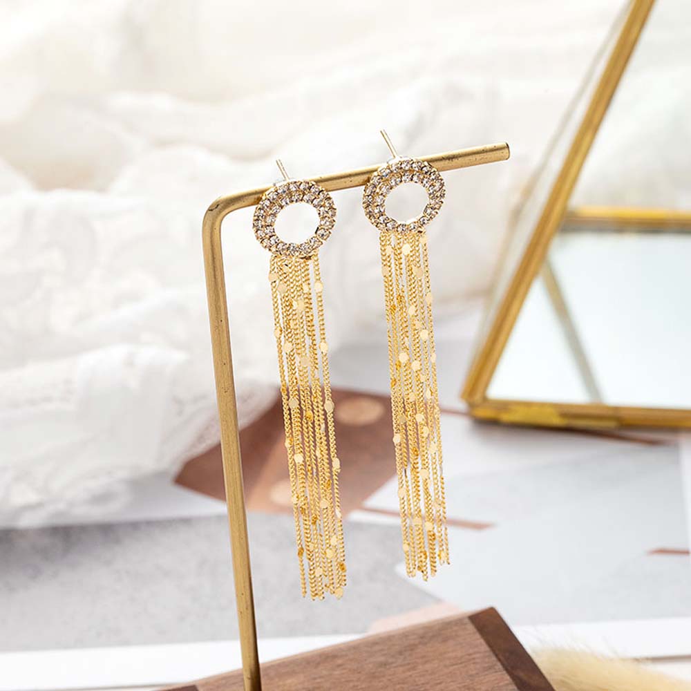 Khuyên Tai Dáng Dài Phong Cách Hàn Quốc S925