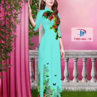 Vải áo dài hoa
