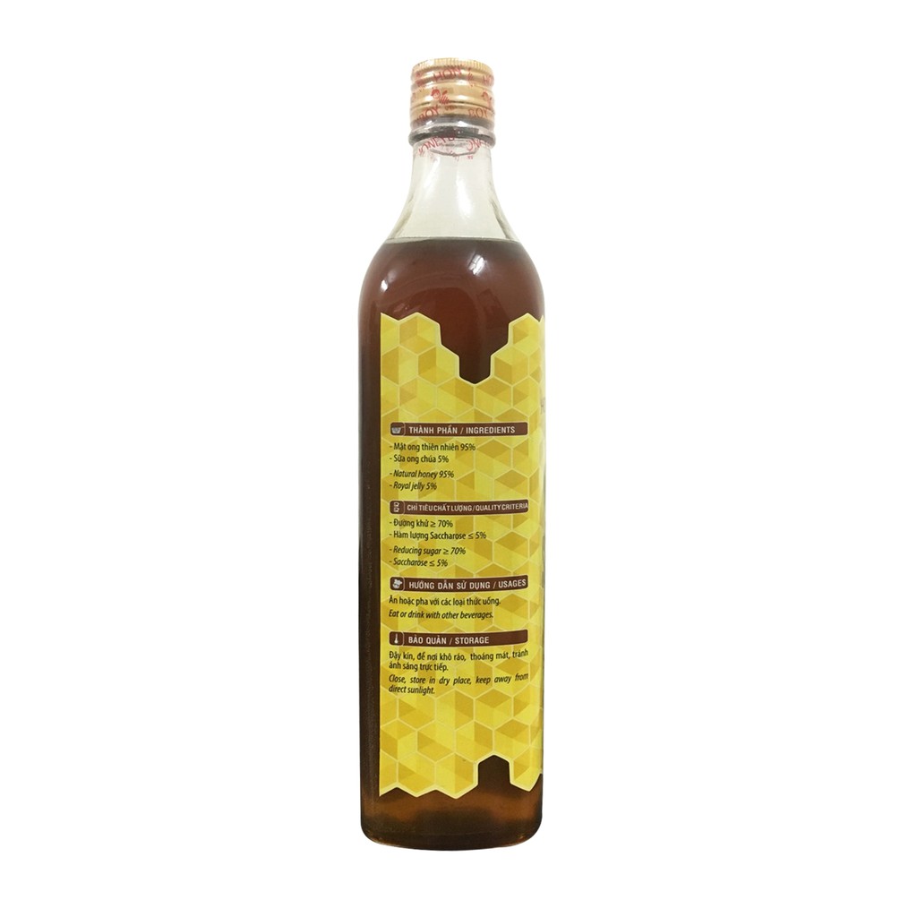 Combo Mật ong thô Honeyboy 1 lít và Mật ong sữa chúa Honeyboy 500ml