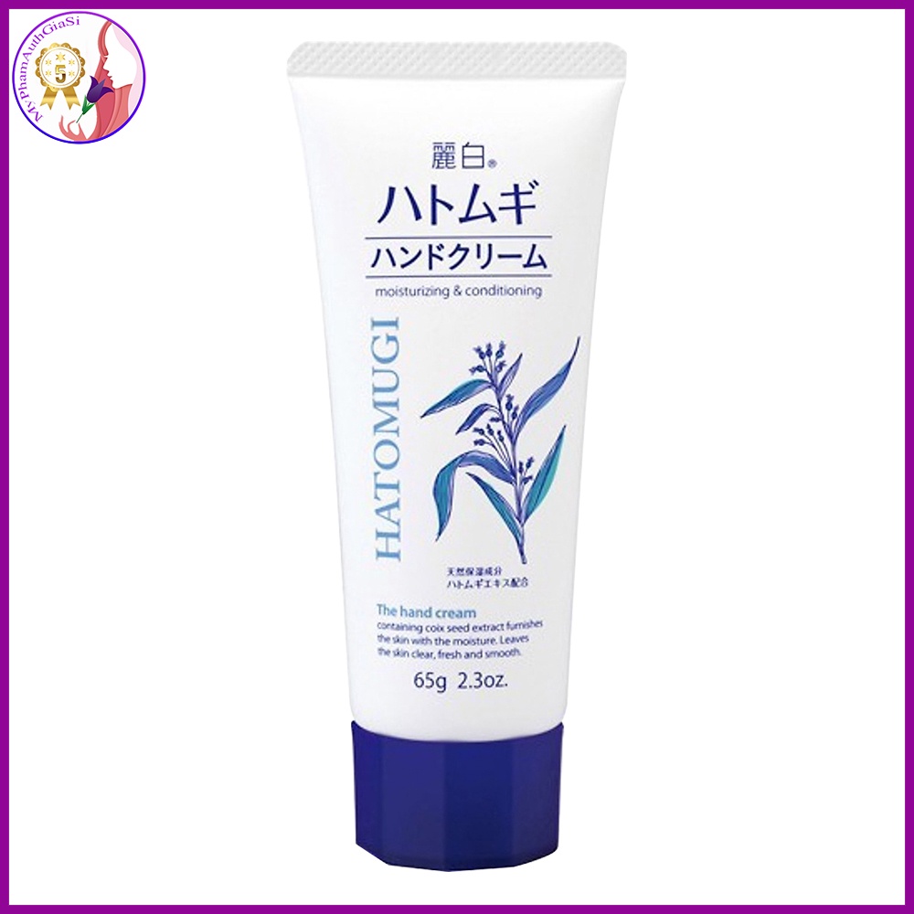 Kem dưỡng da tay hạt ý dĩ Reihaku Hatomugi Hand Cream 65g