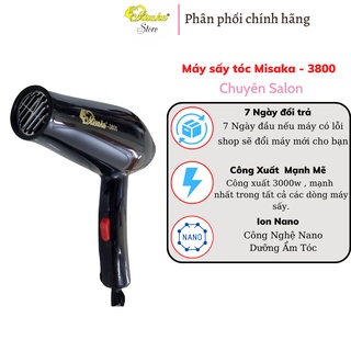 Máy sấy tóc misaka-3800 chính hãng công xuất hực 3000W , máy sấy siêu mạnh dễ dàng tạo kiểu , máy chuẩn salon.