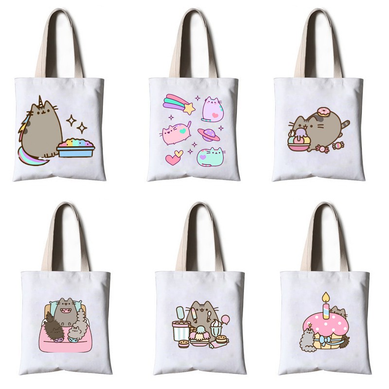 Túi tote mèo pusheen TT9