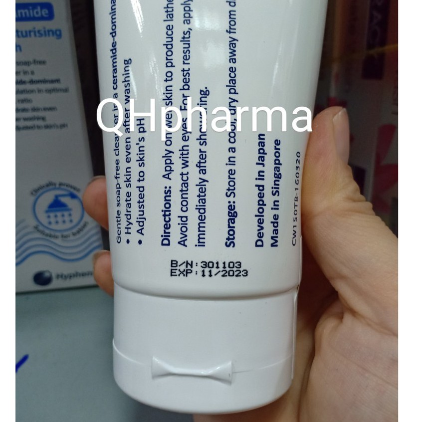 Sữa tắm CERADAN Ceramide wash 150ml dành cho da nhạy cảm.