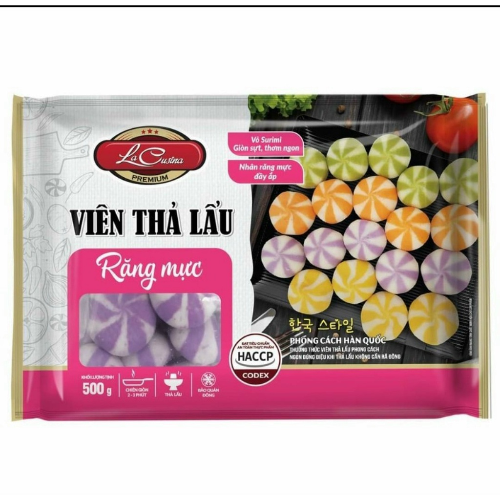 Viên thả lẩu Lacusina gói 500g