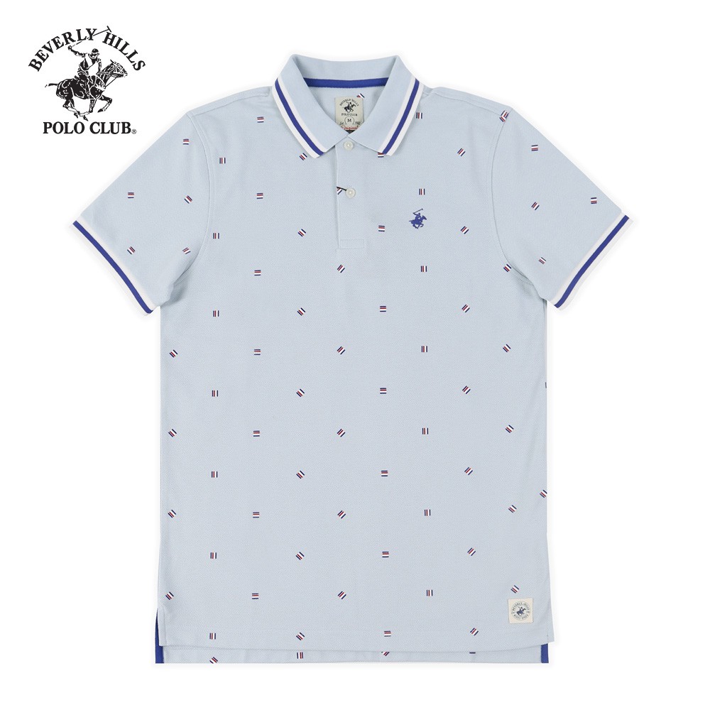 Áo polo ngắn tay Nam Beverly Hills Polo Club Regularfit Cotton Xanh PMRSS20TL115