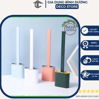Cọ bồn cầu, toilet nhà vệ sinh – Chất liệu silicon cao cấp - Kèm giá cắm chổi