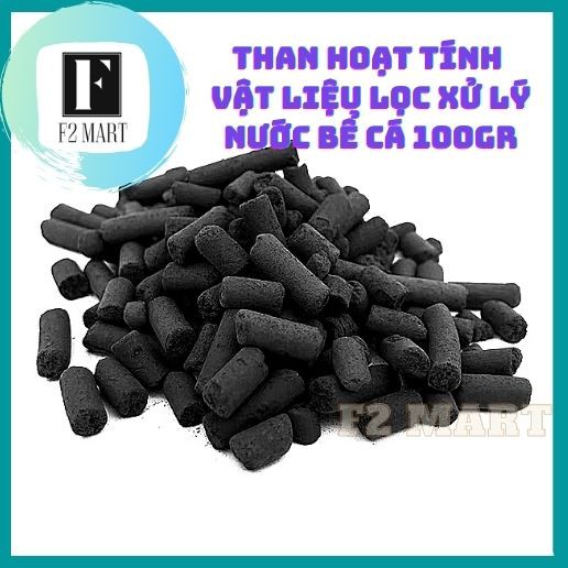 Than Hoạt Tính: Vật Liệu Lọc Xử Lý Nước Bể Cá 100Gr