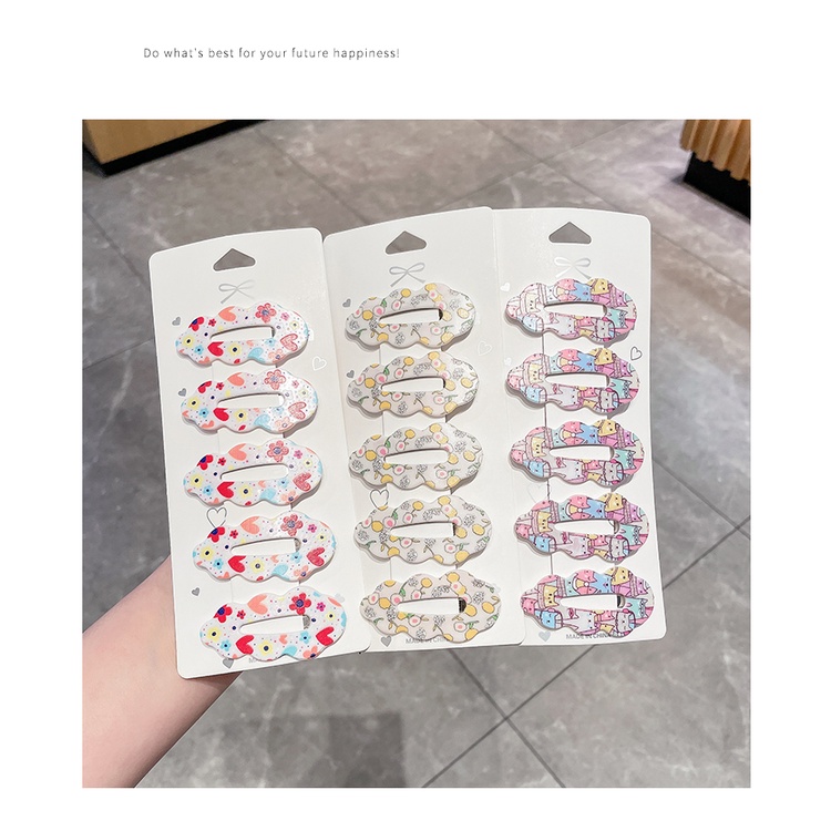 Set 4 / 5 Kẹp Tóc Dễ Thương Cho Bé Gái