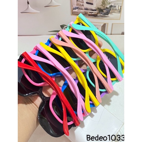 Kính mát cho be  chống UV400, thiết kế mắt tròn dễ đeo, màu sắc thời trang