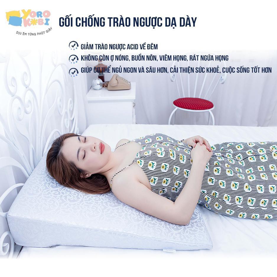 Gối chống trào ngược dạ dày người lớn YOROKOBI nhiều kích thước