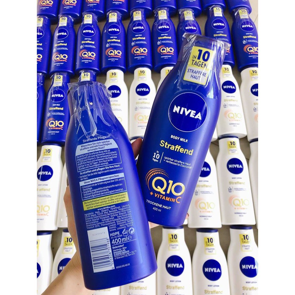 [HÀNG CHÍNH HÃNG] Dưỡng thể Nivea Q10+ VitaminC 400ml - NỘI ĐỊA ĐỨC