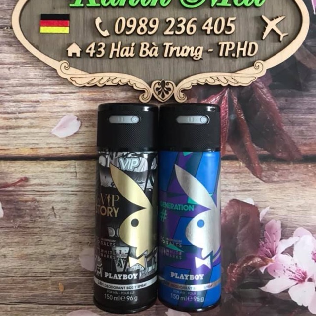 Xịt khử mùi PLAYBOY nam 🇩🇪 Xách tay ĐỨC 🇩🇪