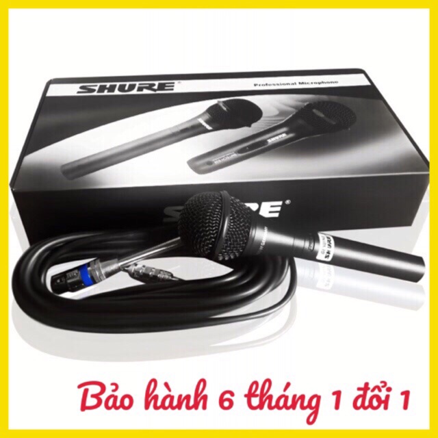 Micro shure karaoke 959 bảo hành 6 tháng đổi mới