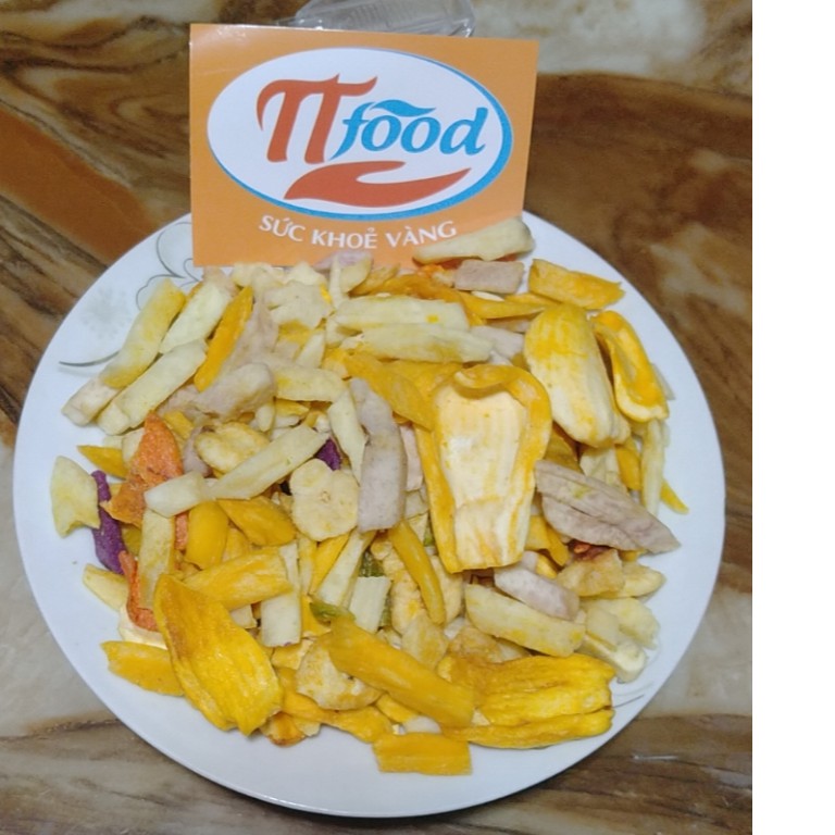  1kg trái cây thập cẩm sấy vụn