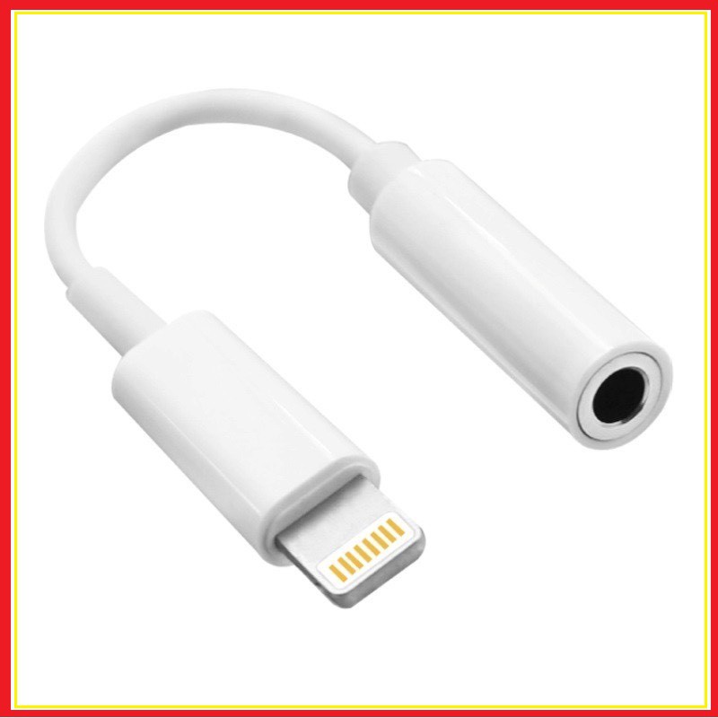 Jack chuyển tai nghe iphone từ Lightning sang Jack 3.5 có hỗ trợ Mic - Bảo hành 1 đổi 1