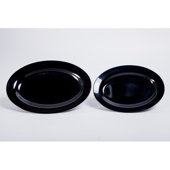 COMBO 10 DĨA OVAL MÀU ĐEN HX