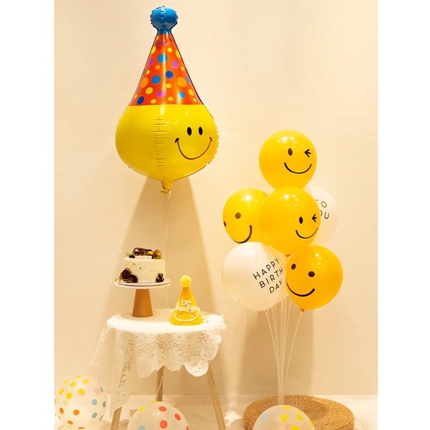 Trụ giả bóng bay 7 nhánh 70cm - 1 nhánh 38cm - 1 nhánh 70cm