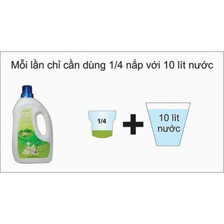 Nước lau sàn tinh dầu quế Lam Hà 1 lít thiên nhiên