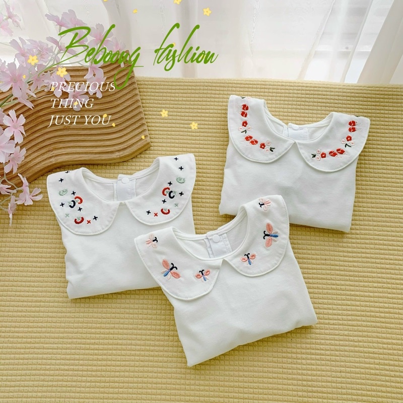 Áo thun coton bé gái chất lì đẹp sz 80-130