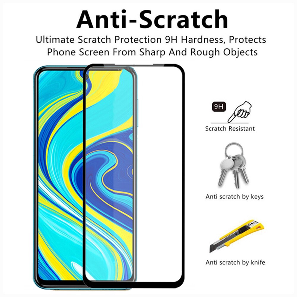 Kính Cường Lực 2 Trong 1 Bảo Vệ Camera Cho Xiaomi Redmi Note 9s 9 Pro Max