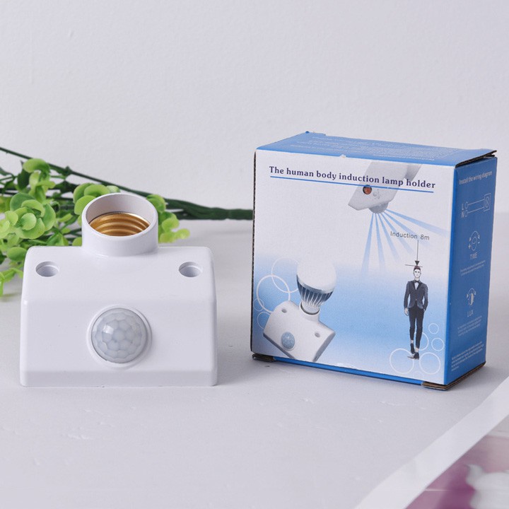 Đui đèn cảm ứng chuyển động cảm biến hồng ngoại