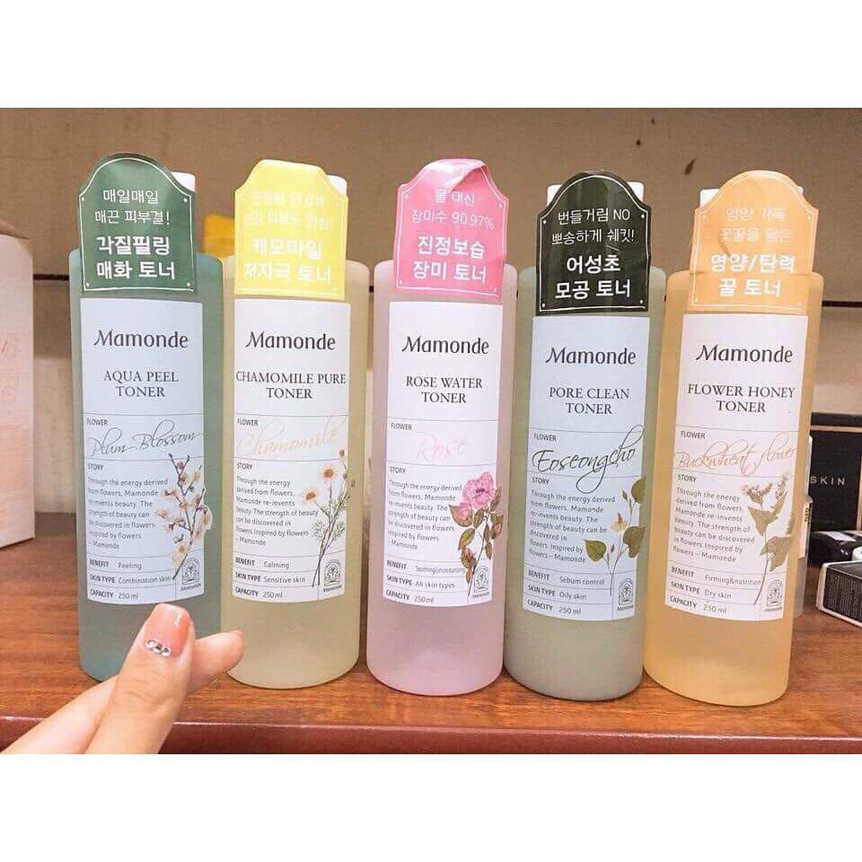 [QC Shop] Nước Hoa Hồng Toner MAMONDE 250ml ❤️FREESHIP❤️ Chính hãng